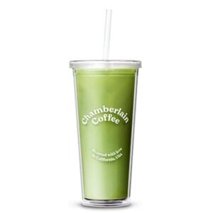 Chamberlain Iced Coffee/Matcha Clear Transparent Tumbler 24 oz. LIMITED EDITION